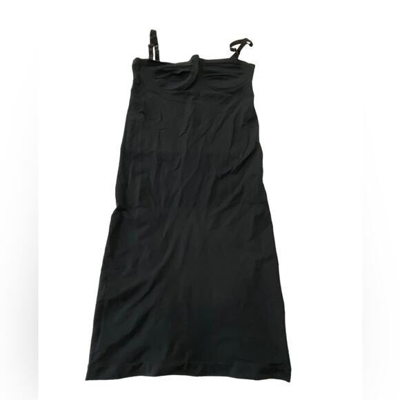 VICTORIA’S SECRET Black underwire knee length shapewear dress Size Large - Picture 1 of 9